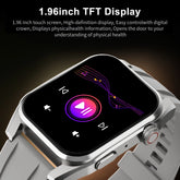 Smart Watch 1.96 Inch HD Large Screen Voice Calling Watches Heart Rate Monitor Custom Dials Waterproof Smartwatch For Men Women